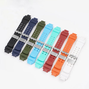 สายนาฬิกาซิลิโคนสำหรับ <span class=keywords><strong>G</strong></span> ซีรีส์สาย GA-1000กันกระแทก <span class=keywords><strong>GW</strong></span>-A1100 <span class=keywords><strong>GW</strong></span>-4000 1100/สายนาฬิกา <span class=keywords><strong>G</strong></span>-1400 A1000 - Product Image 2