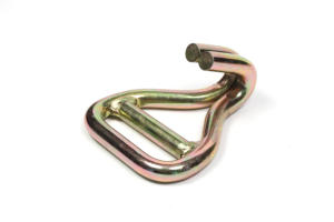 خطاف مزدوج على شكل حرف J احترافي مقاس 2 بوصة (50 مم) بحمولة 5000 كجم، مطلي بالزنك الأصفر مع مثبت، تشطيب عادي للاستخدام في صناعة السيارات - Product Image 5