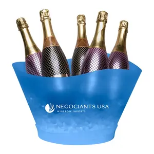 Support de refroidisseur de seau à glace en plastique, grand champagne de haute qualité promotionnel