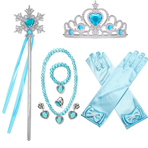 Usine chinoise été reine <span class=keywords><strong>des</strong></span> glaces petites filles princesse <span class=keywords><strong>des</strong></span> <span class=keywords><strong>neiges</strong></span> déguisement reine Costume avec <span class=keywords><strong>accessoires</strong></span> - Product Image 2