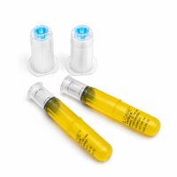 Support de tubes de prélèvement sanguin transparent, support de tubes jetables en plastique pour aiguilles multi-échantillons standard