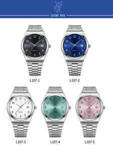 Montre à quartz unisexe personnalisée TOMI Luckyfox <span class=keywords><strong>L107</strong></span>, acier inoxydable, design minimaliste, montre de mode pour affaires, OEM ODM - Product Image 6