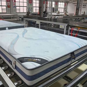 Vente directe d'usine, matelas hybride en mousse à mémoire de forme en latex naturel biologique 100%, avec housse en coton respirant, taille Queen personnalisée - Product Image 4