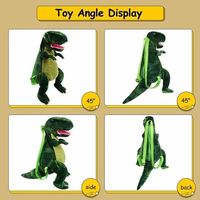 Sac à dos d'école miniature portable pour enfants avec un design de dinosaure 3D personnalisé, un cadeau d'accessoire parfait