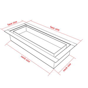 Металлическая напольная вентиляционная решетка OEM 10x4 дюйма, встраиваемая, для систем ОВКВ - Product Image 4