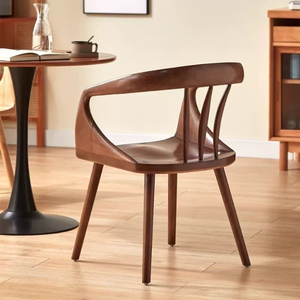 Chaises de cuisine modernes <span class=keywords><strong>Fauteuil</strong></span> en bois massif de haute qualité avec hauteur réglable Chaise bon marché en métal pour la salle à manger à la maison - Product Image 3