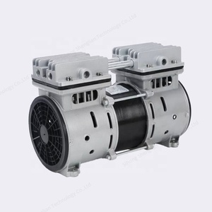 Bomba de Aire Industrial Ultra Silenciosa de 550W, Bomba sin Aceite de 1HP para Trabajos de Carpintería, Clavado y Pintura - Product Image 2