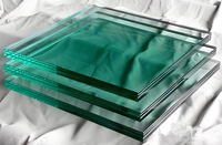 Verre de sécurité feuilleté trempé écologique de haute qualité pour la construction de murs-rideaux avec isolation acoustique