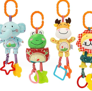 3Pcs Embroidered Super Soft Polyester Dinosaur Egg Plush Hanging Toys Stress Relief Function for Baby <b>Kids</b> Strollers Birthday - Product Image 2