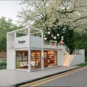 Pods modulaires urbains Espace café en acier infusé <span class=keywords><strong>de</strong></span> vert Toilettes portables pour maisons <span class=keywords><strong>de</strong></span> ville Salons Parcs Villas Magasins - Product Image 3