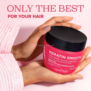 Masque capillaire lissant anti-frisottis 500 ml en gros pour soins quotidiens des cheveux secs, réparation profonde, hydratation et amélioration <span class=keywords><strong>de</strong></span> la douceur - Product Image 6