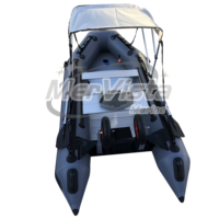 Bateau de pêche gonflable en PVC de 1,2 mm avec plancher en aluminium, kayak de dérive, support pour moteur électrique pour sports nautiques et aviron en plein air