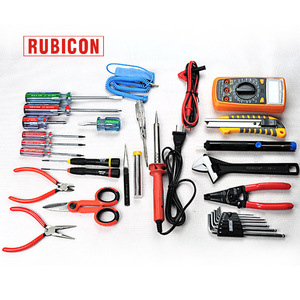 Juego de herramientas electrónicas Rubicon de 29 piezas para reparación de telecomunicaciones, kit combinado avanzado - Product Image 3