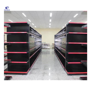 Thiết bị giá kệ Gondola Kim Loại hiển thị cửa hàng tạp hóa Kệ sử dụng mua sắm siêu thị kệ giá - Product Image 3