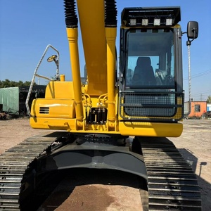 Excavadora hidráulica de cadenas Komatsu PC200 usada en buen estado, 20 toneladas, en stock, lista para enviar para exportación, maquinaria de construcción. - Product Image 4