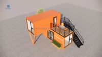 Conteneur de café Pop-Up portable de 20 pieds, conteneur pour café-Bar à vendre, avec nouveau Design