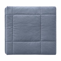 Couverture lestée personnalisable de 15 lb et 20 lb, matelassée uniformément, avec billes de verre, pour la literie domestique