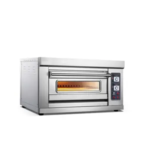 Commercial pizza bakery machine table top single deck electric oven