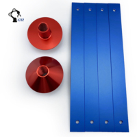 Soporte de equilibrio de rueda mecanizado con precisión CNC, soporte de equilibrio estático para neumáticos de locomotora, herramienta de enderezamiento y reparación de llantas