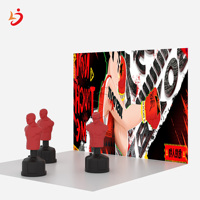Aire de jeux intérieure en forme d'humain, sac de sable de boxe sur pied, cible de frappe, cible de boxe interactive