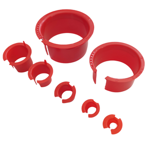 Conector de Tubería Anti-Cortocircuito de 1/2 Pulgadas, Color Rojo - Product Image 1