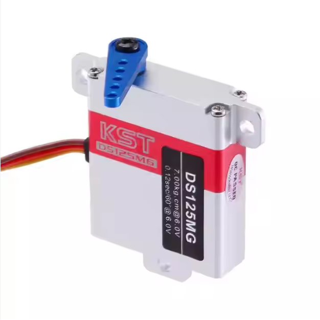 KST DS125MG 7KG 6V High Torque Digital Servo Steel Tooth CNC Glider Fixed-wing FPV Drone UAV Helicopter Accessories Metal