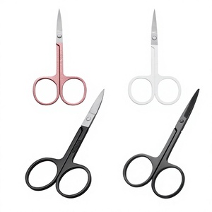 Stainless Steel <b>Nail</b> Clippers Right-<b>Handed</b> Scissors Curved Blade Sharp Tip Bevel Shape 12.5mm Wide Jaw Opening Durable Finger - Product Image 4