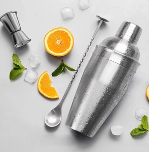 Juego de Coctelera de Acero Inoxidable de <span class=keywords><strong>3</strong></span> Piezas con Capacidad de 700 ml, Diseño Moderno y Sostenible para Uso en Bares y Discotecas - Product Image 3
