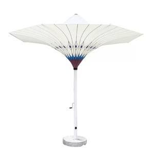 Best Price Large Outdoor Commercial Aluminum <b>Windproof</b> Durable Folding Arm Retractable Patio <b>Umbrella</b> for Hotels Restaurants - Product Image 3