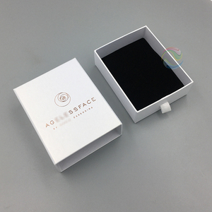 China Custom Printed LOGO Small Size White Cardboard Sliding Open Gift Packaging Boxes - Product Image 4