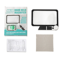 China Square 5x Handheld Elderly Reading Magnifier 48 LEDs Foldable Magnifying Glass