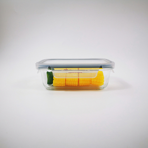 de almacenamiento de alimentos horno de microondas seguro de vidrio hermético de la caja de almuerzo con PP de tapas - Product Image 2