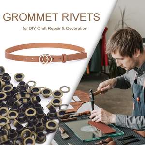 200 Juegos de <span class=keywords><strong>Ojales</strong></span> Metálicos Redondos de 3/16 Pulgadas con Arandelas <span class=keywords><strong>para</strong></span> Reparación de Ropa, <span class=keywords><strong>Lonas</strong></span>, Bolsos de Cuero, Zapatos, Sombreros y Tiendas de Campaña - Product Image 3