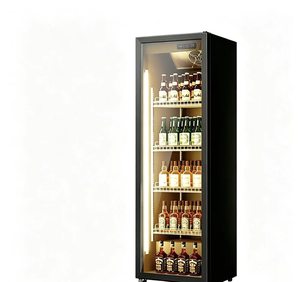 Double Door <b>Bar</b> Chiller Refrigerator Showcase Beer Fridge Commercial Freezer CRD Two Door Beer Fridge Beverage Fridge B - Product Image 1