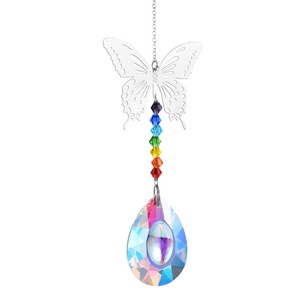 Suncatcher Butterfly Custom Wind Chimes Sun Light Catcher Adorno colgante Crystal Light Shadow Wind Chime - Product Image 3