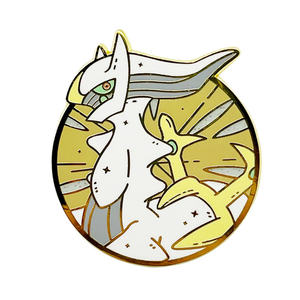 Badge en métal Pokmon Divine Beast Mewtwo <span class=keywords><strong>arceus</strong></span> Jirachi Prière broche en émail dur en stock - Product Image 3