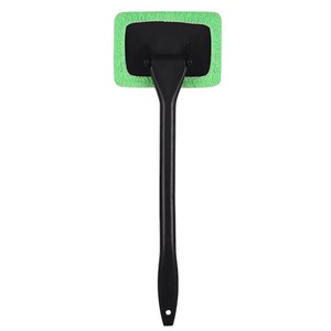 Car Windshield Cleaning Brush Green <b>Sponge</b> With Black <b>Handle</b> For Car Glass Cleaning And Defogging - Product Image 1