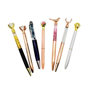 2024 Novel Metal Pen Animal/Fruit/Diamond Shape Ballpoint Pen Customized Pen