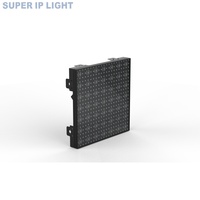 Matrice lumineuse dorée 7x7, 441 LED RGB + 49 LED dorées, contrôle DMX512 par pixel pour scène DJ