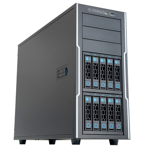ZhenLoong boîtier tour complète 10 baies <span class=keywords><strong>disque</strong></span> <span class=keywords><strong>dur</strong></span> SATA <span class=keywords><strong>NAS</strong></span> serveur stockage station de travail châssis prise en charge ITX MATX ATX EATX MB - Product Image 1