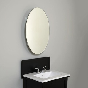 Modern Round Decorative Silver <b>Mirror</b> for Wall 2mm-6mm Thickness Frameless Design for Bathroom Hotel School Use - Product Image 2
