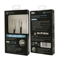Cable de carga rápida Micro USB para Android, Cable de carga rápida Micro USB para Android, nailon, Compatible con Samsung Galaxy