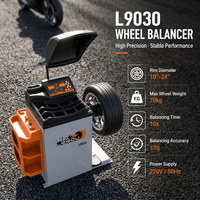 Équipement d'équilibrage de pneus haute précision LEO L9030, mesure entièrement automatique 1g, 10"-24", 70kg