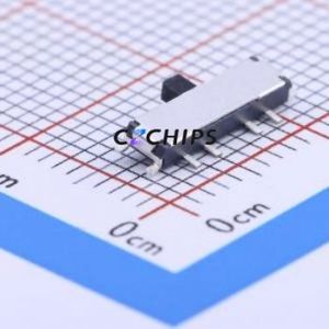 K3-1310S-E1 Slide Switch SMD Switch Single Pole Three Throw Rectangle Pin Header SMD Tab 9.7mm - Product Image 1
