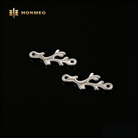 Étiquette Métallique Décorative Personnalisée en Alliage de Zinc avec Logo de Marque HONMEO pour Vêtements et Jeans
