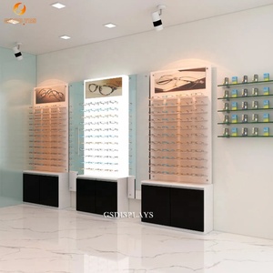 Kiosco de exhibición de gafas de sol moderno al por menor, respetuoso con el medio ambiente para unidad de gabinete de pared personalizada con <span class=keywords><strong>bonitas</strong></span> gafas de extremo superior para uso en tienda - Product Image 2
