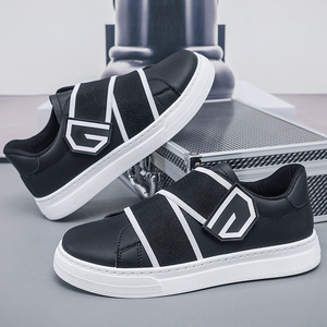 Nouvelles Chaussures Décontractées Coréennes Printemps 2026 pour Hommes à Bout Rond, Tendance et Polyvalentes, Idéales pour Étudiants, Résistantes à l'Usure, à Fermeture Velcro - Product Image 4