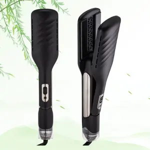 2024 Professionelle Haarstiltools 2 in 1 Flat Irons Heißluft-Styler Heißer Wind bürstenloser Haartrockner Flat-Iron