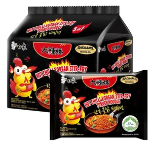 Baixiang Halal Ramen Noodles Korean Instant Hot Chili Noodles