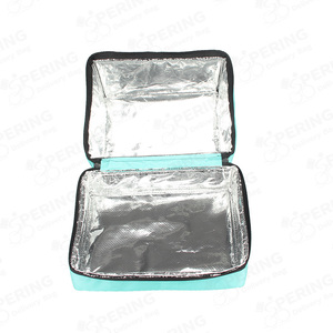 Pering colorido impreso mayor capacidad hielo comida refrigerador bolsa portador reutilizable bolsa de entrega - Product Image 5